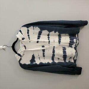 Womens tie dye hoodie L